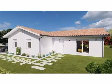 terrain avec maison neuve à vendre