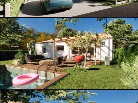 terrain avec maison neuve à vendre