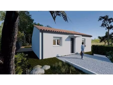 terrain avec maison neuve à vendre