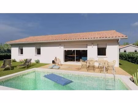 terrain avec maison neuve à vendre