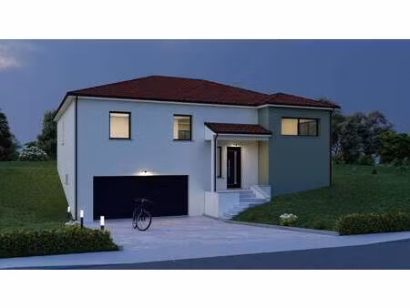 terrain avec maison neuve à vendre