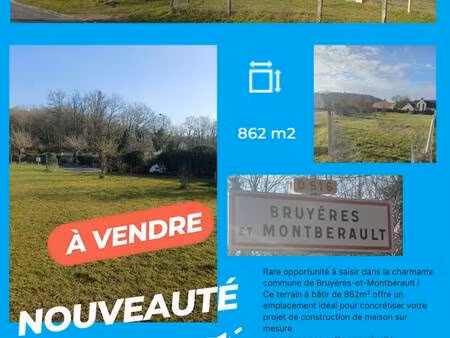 terrain constructible à vendre