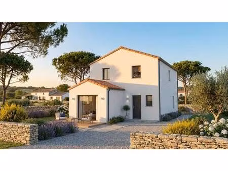 terrain avec maison neuve à vendre