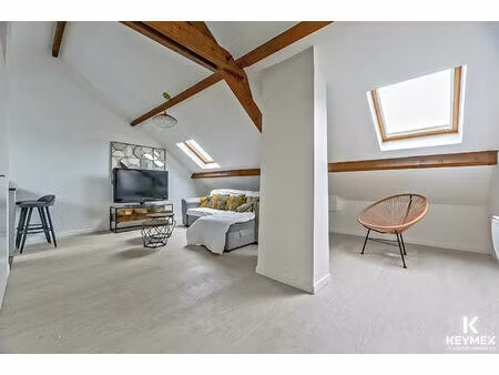 appartement beaumont sur oise 1 pièce(s) 23.7 m2  gare ligne h