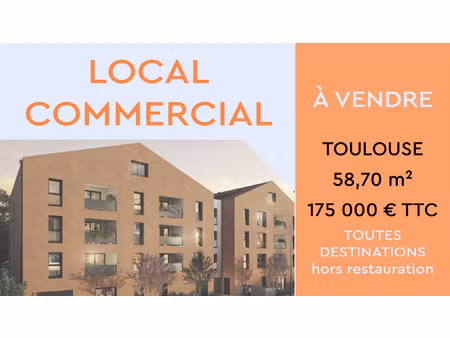 local de 58 m2 à toulouse