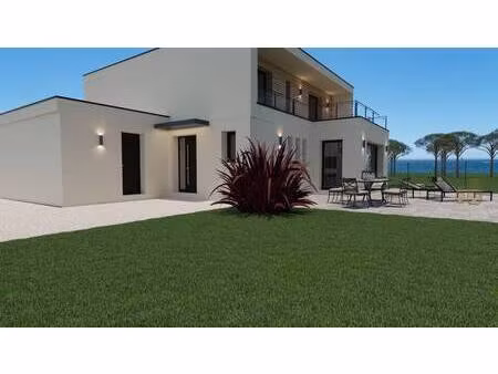 terrain avec maison neuve à vendre