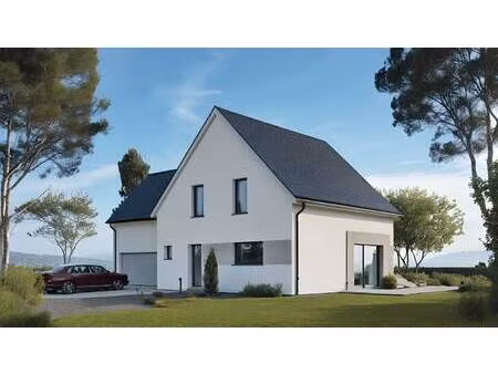 terrain avec maison neuve à vendre