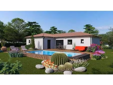 terrain avec maison neuve à vendre