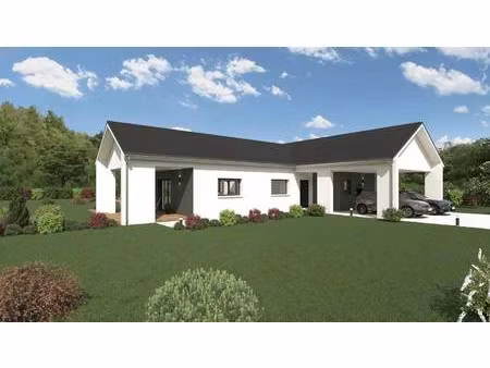 terrain avec maison neuve à vendre