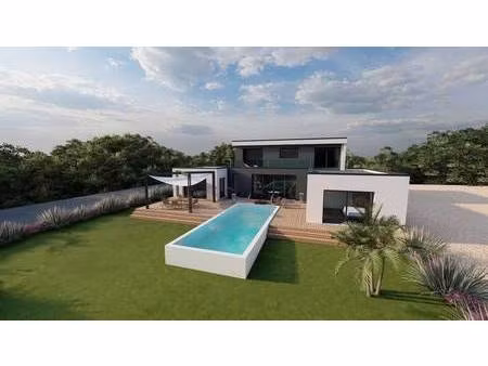 terrain avec maison neuve à vendre