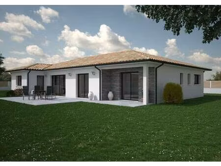 terrain avec maison neuve à vendre