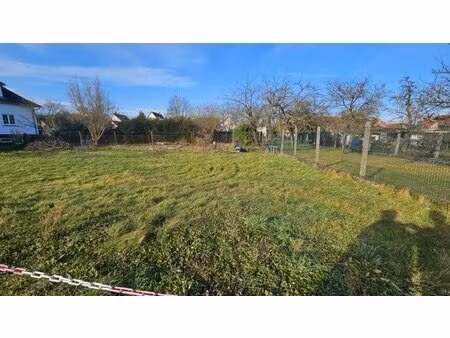 en vente terrain constructible 7 01 ares – 128 400 € |sessenheim
