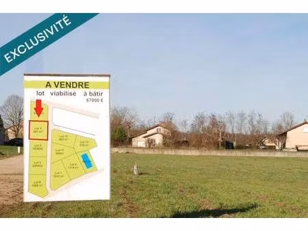 terrain constructible viabilisé à vendre