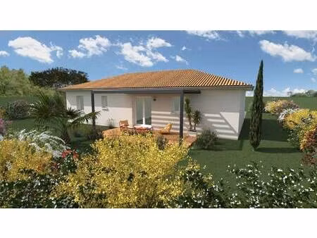 terrain avec maison neuve à vendre