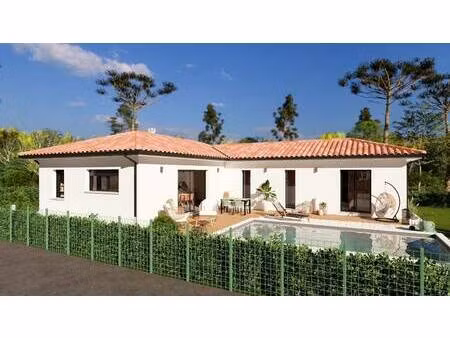 terrain avec maison neuve à vendre