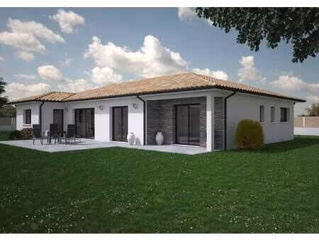 terrain avec maison neuve à vendre