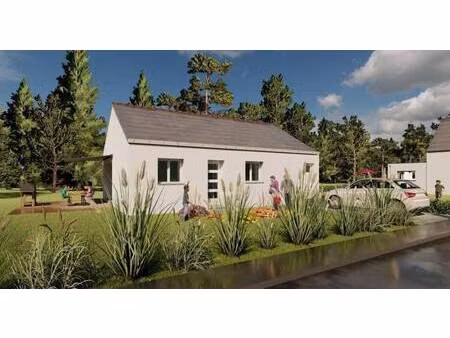 terrain avec maison neuve à vendre