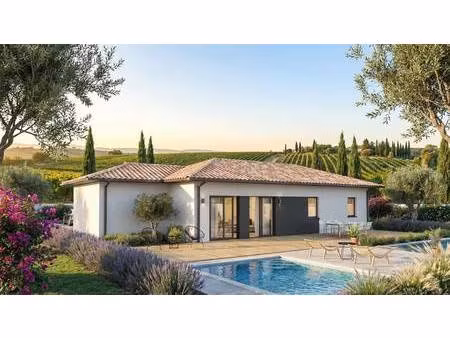 terrain avec maison neuve à vendre