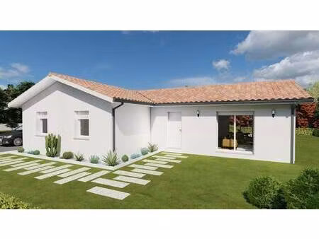 terrain avec maison neuve à vendre