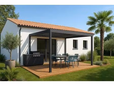 terrain avec maison neuve à vendre