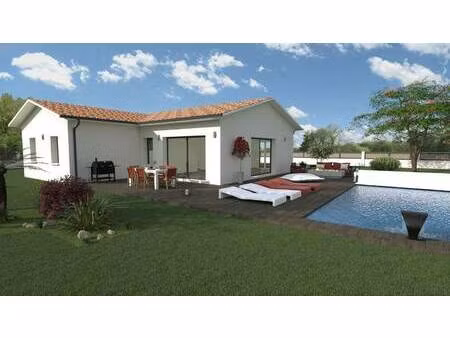 terrain avec maison neuve à vendre