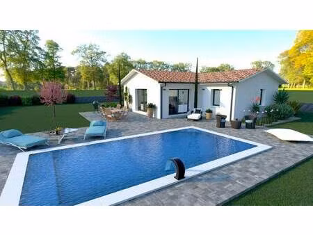 terrain avec maison neuve à vendre