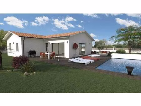 terrain avec maison neuve à vendre