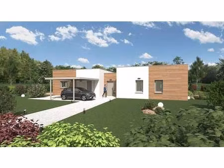 terrain avec maison neuve à vendre