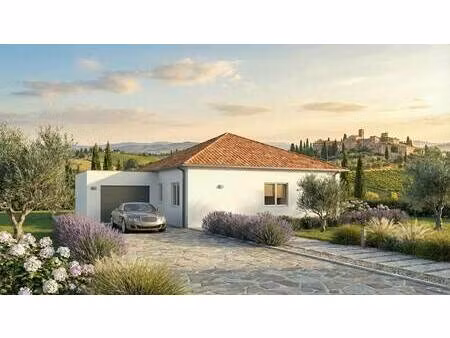 terrain avec maison neuve à vendre