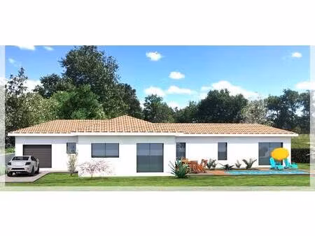 terrain avec maison neuve à vendre