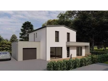 terrain avec maison neuve à vendre
