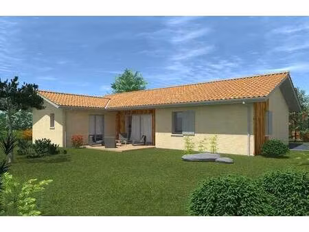 terrain avec maison neuve à vendre