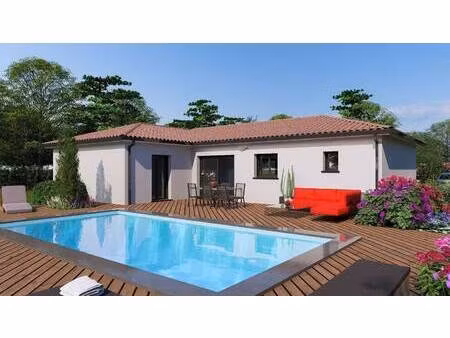 terrain avec maison neuve à vendre