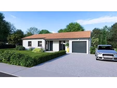 terrain avec maison neuve à vendre