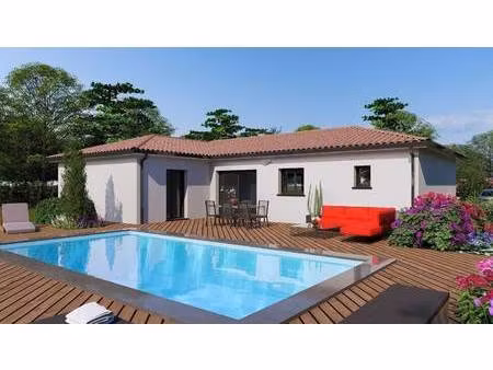 terrain avec maison neuve à vendre