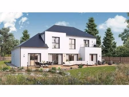 terrain avec maison neuve à vendre