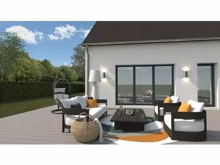 terrain avec maison neuve à vendre