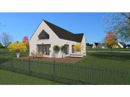terrain avec maison neuve à vendre