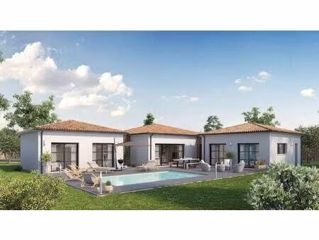 terrain avec maison neuve à vendre