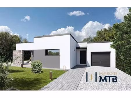 terrain avec maison neuve à vendre