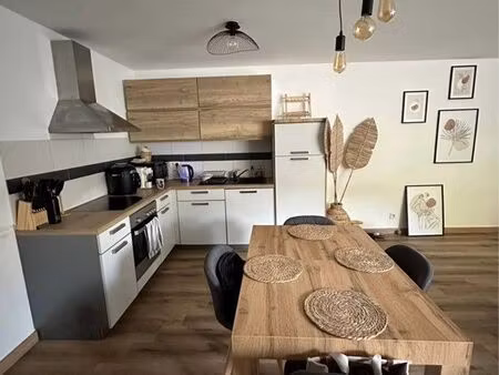 t3 meublé 67 m² – rez-de-chaussée – parking – habsheim