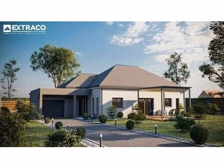 terrain avec maison neuve à vendre