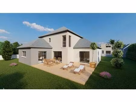terrain avec maison neuve à vendre