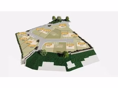 terrain avec maison neuve à vendre