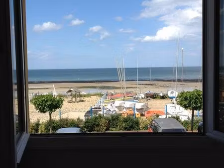 langrune/mer studio meublé avec vue surmer
