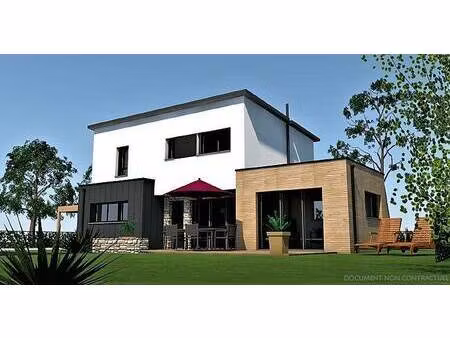 terrain avec maison neuve à vendre