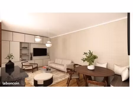 ravissant appartement jardin public dans très belle copropriété