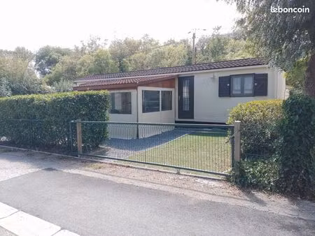 parcelle viabilisée150m2+mobilhome36m2+terrasse9m2