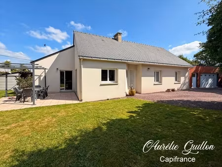maison de plain-pied - 109 m² habitables – jardin et garage - gourhel (56)