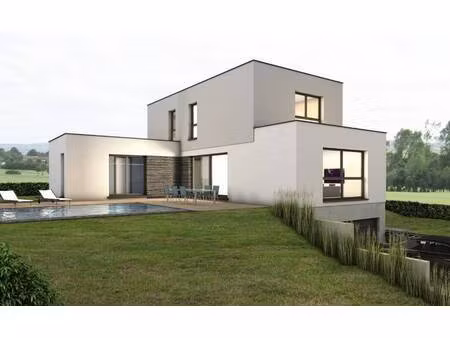 terrain avec maison neuve à vendre